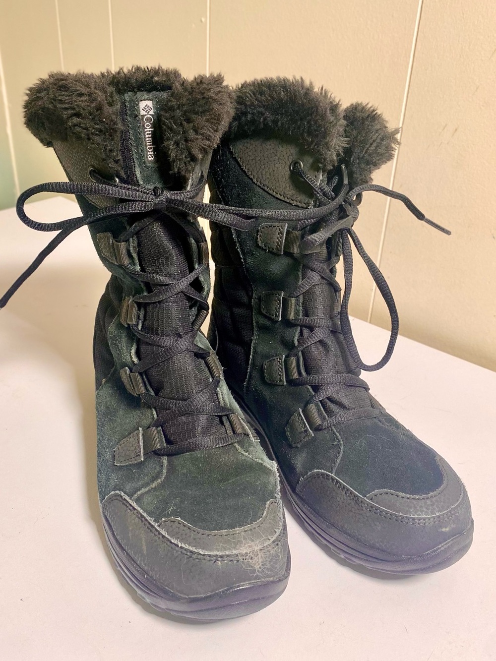Columbia Ice Maiden II Waterproof Winter Snow Boots | Black | Women’s 6